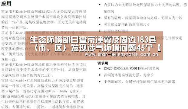 生态环境部日查京津冀及周边183县（市、